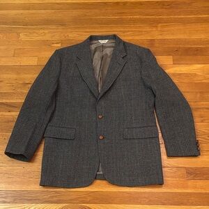 Gray Wool Blazer for Men